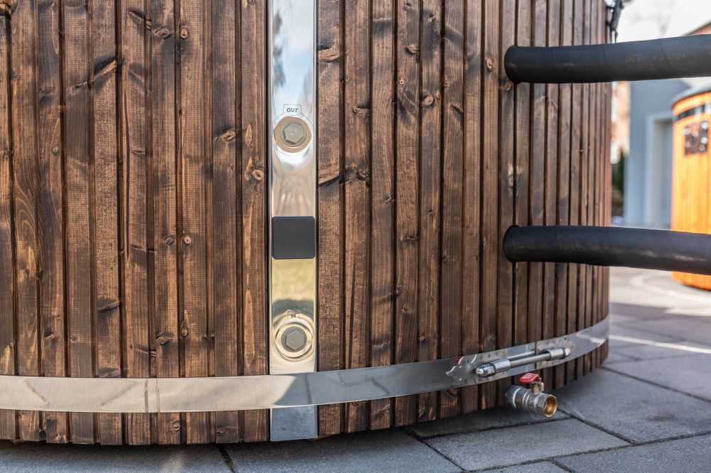 Balia Ogrodowa Jacuzzi Hydromasaż LED Piec Full Opcja Nowy design Hit