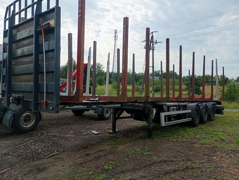 Naczepa do transportu drewna,zrzyny, kłonice