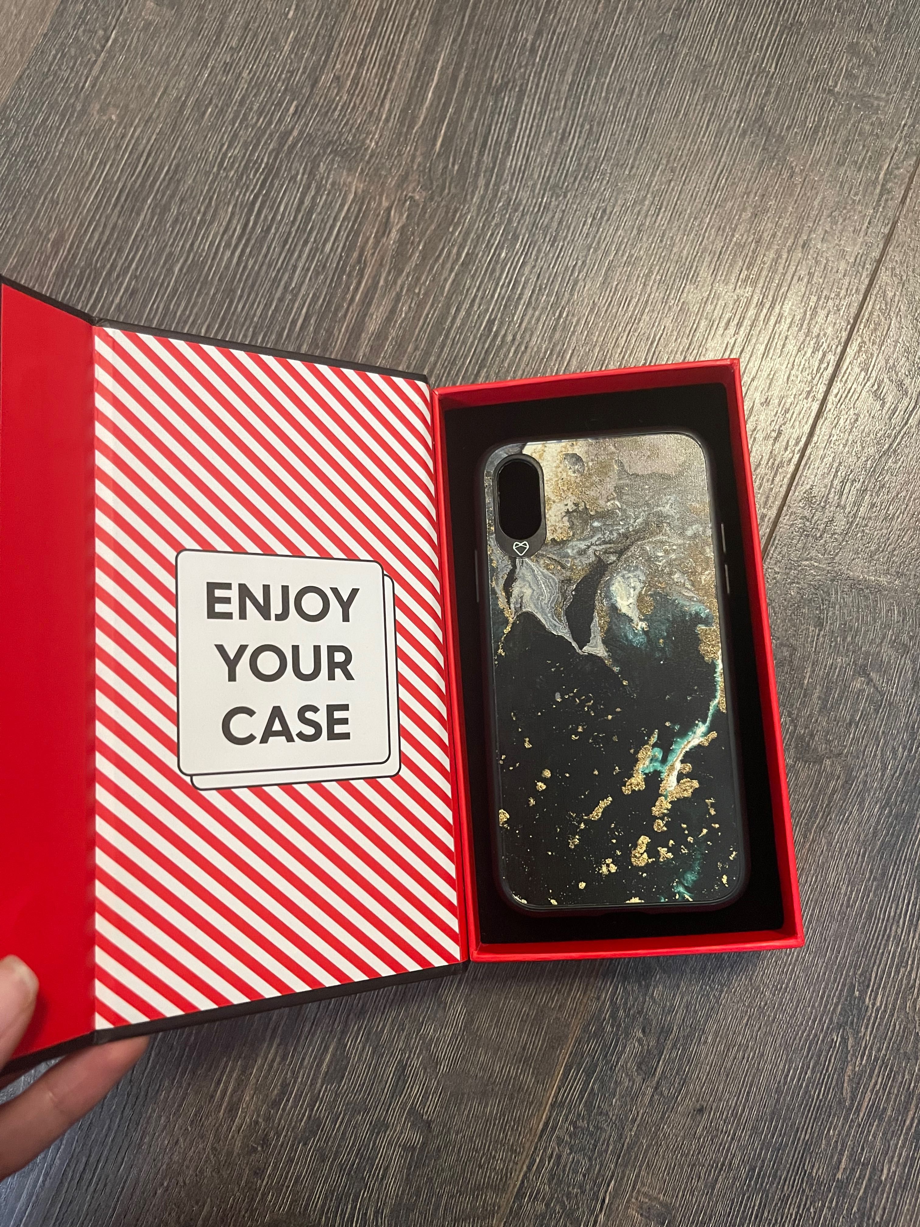 Фирменный Чехол на телефон iPhone XS +подарок защитное стекло и кейс