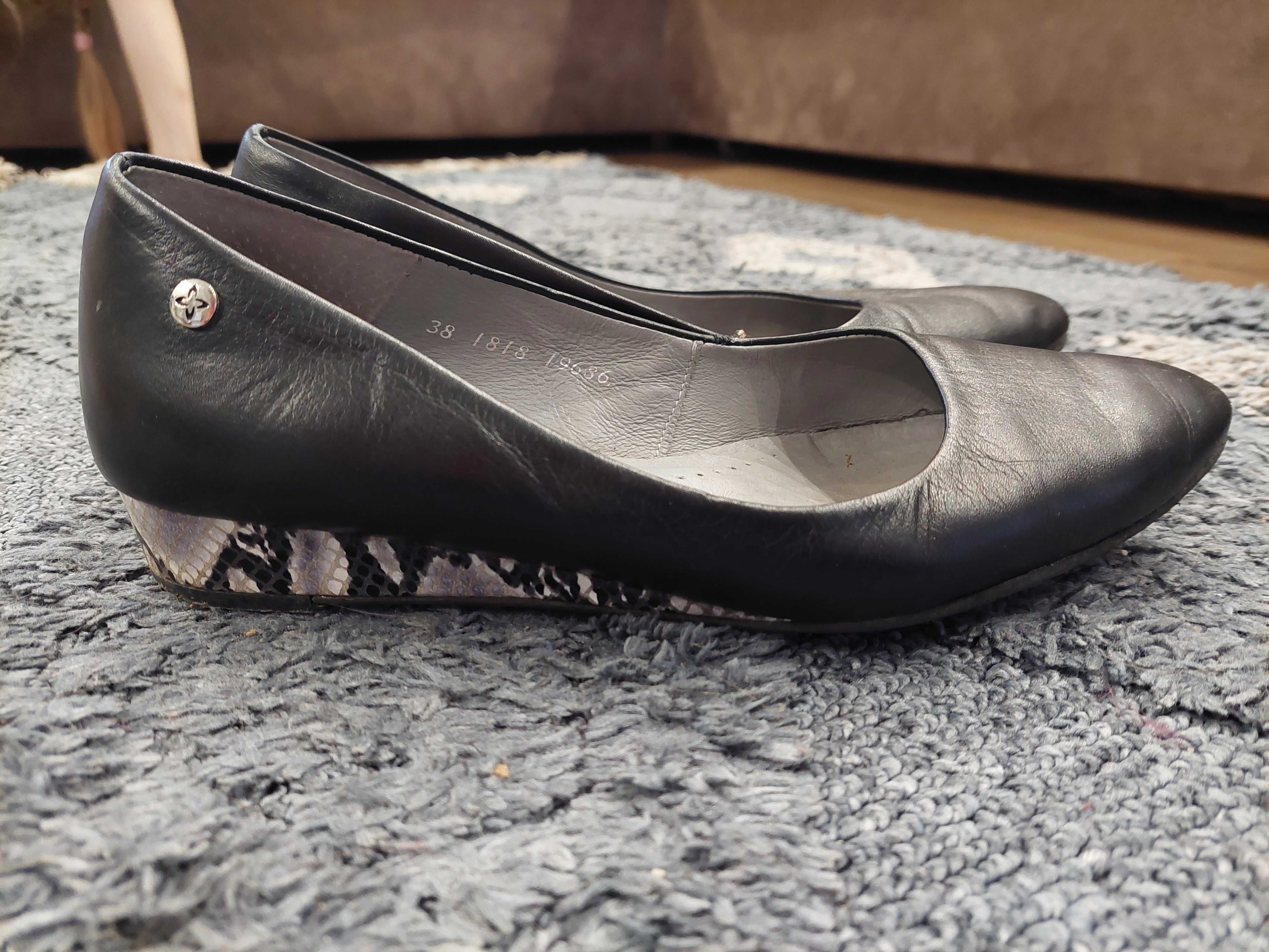 Buty Maciejka skórzane