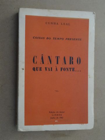 Cântaro Que Vai à Fonte de Cunha Leal