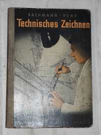 TECHNISCHES ZEICHNEN Książka techniczna po niemiecku - 1942r.