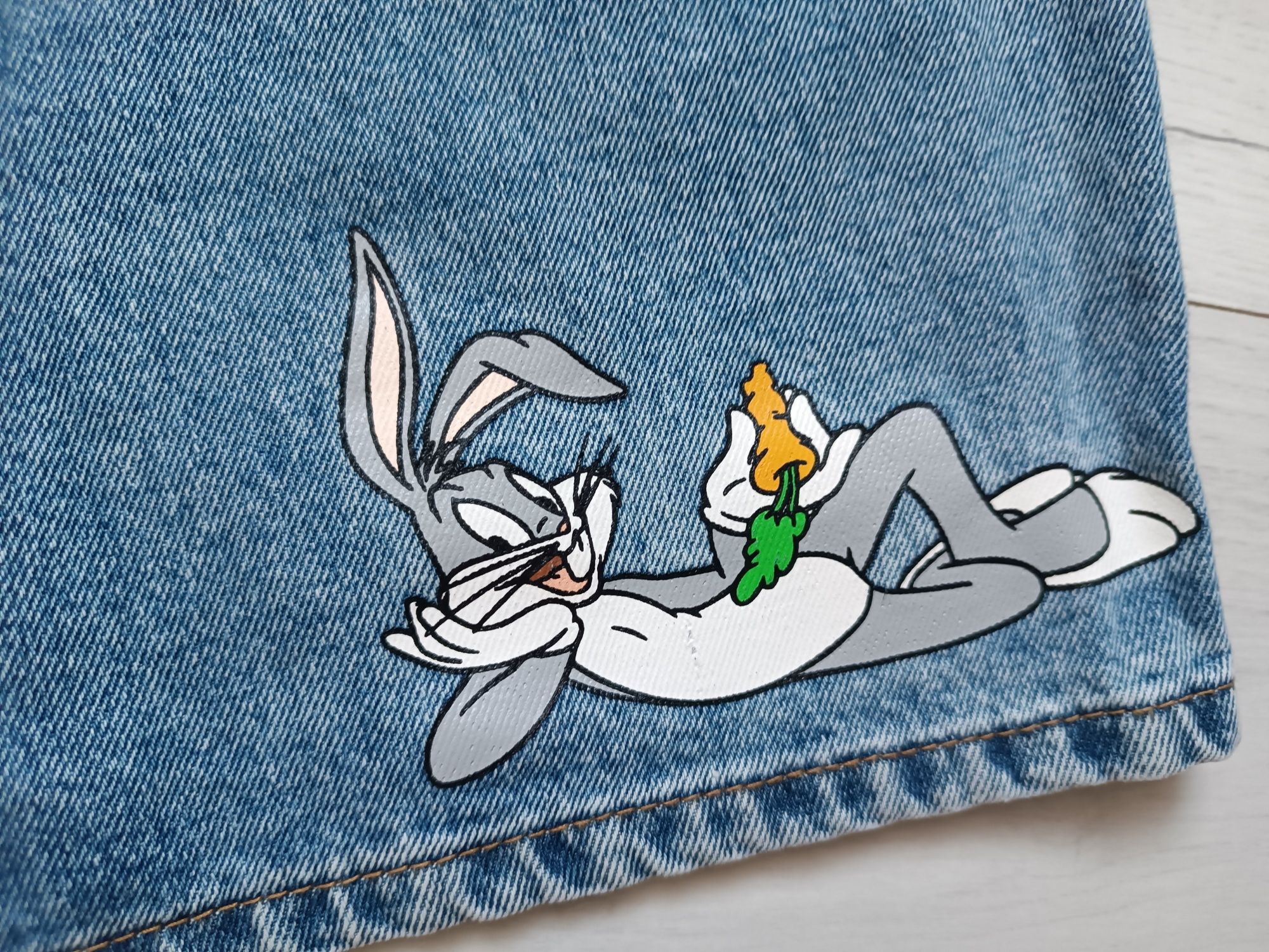 Spodenki/szorty dżinsowe Sinsay Looney Tunes S/36