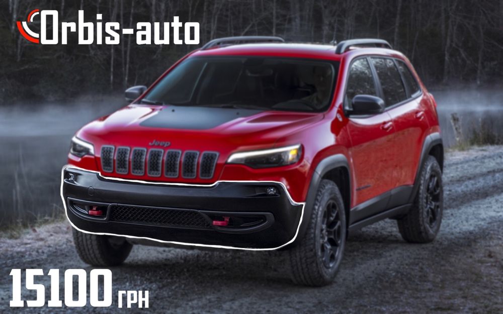 Молдинг накладка Бампер решетка Jeep Cherokee Trailhawk новий оригінал