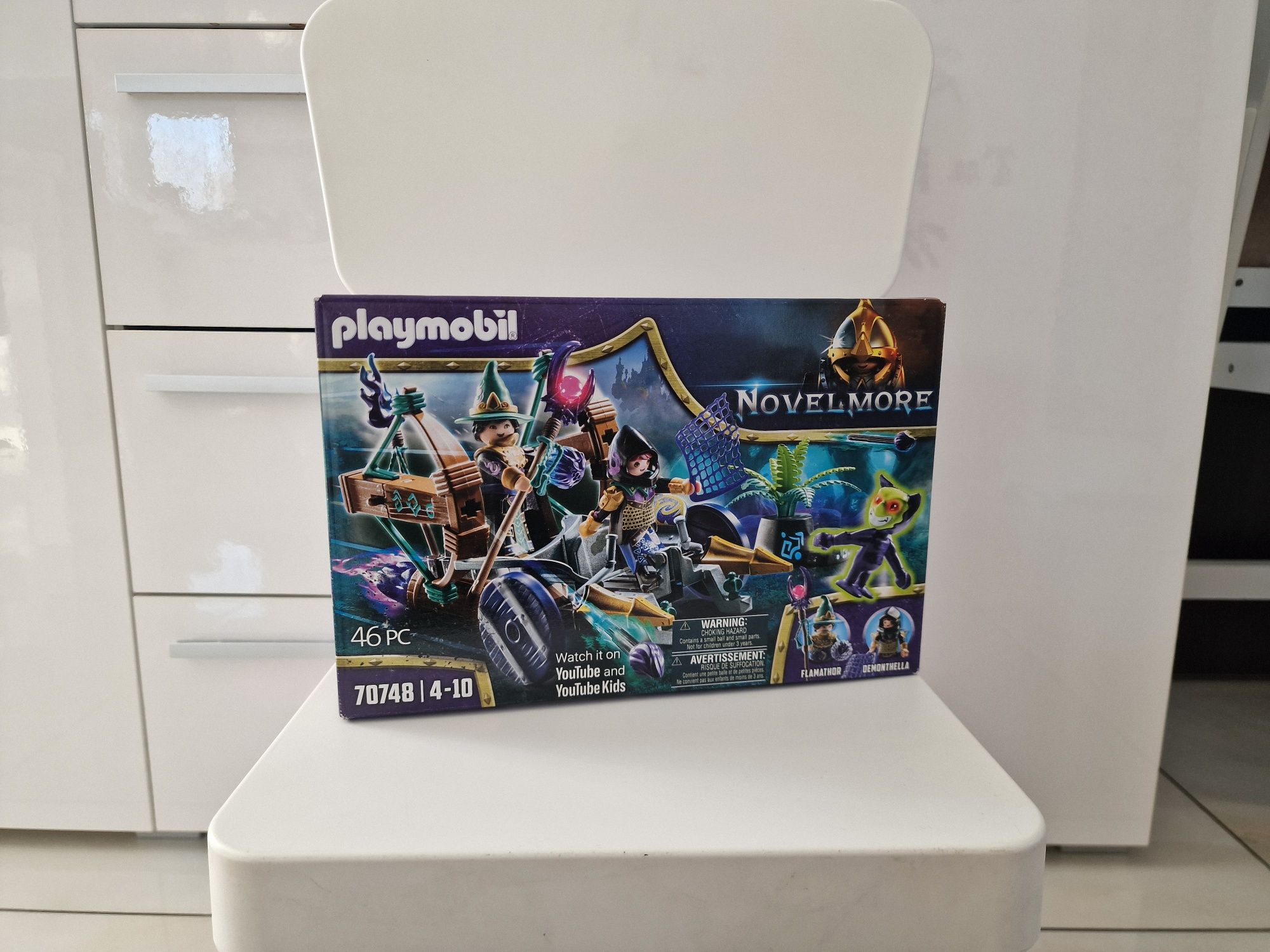 Playmobil Novelmore  pojazd do łapania duchów Flamathor Demonthella