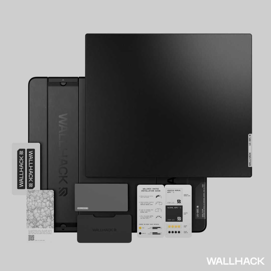 Wallhack VA-005 Стеклянный коврик Glass mousepad