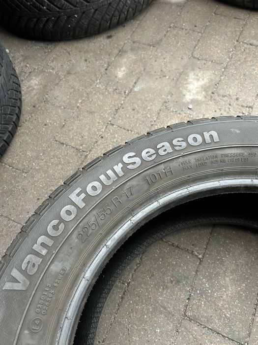 ЯК НОВІ 9 мм 225/55/17 Continental пара шини б/у склад резина