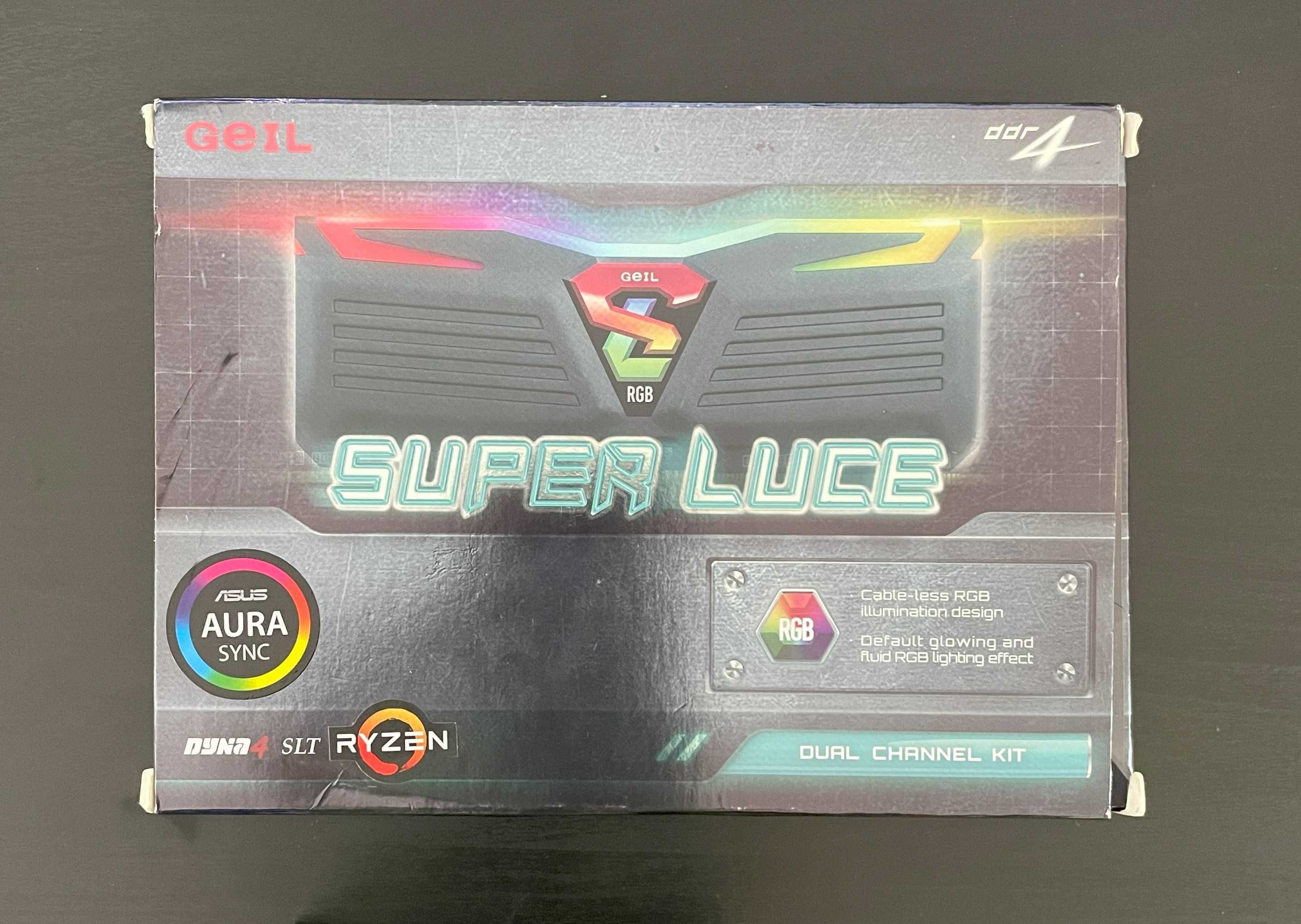 Memória Ram Geil Super Luce RGB DDR4 3200MHz