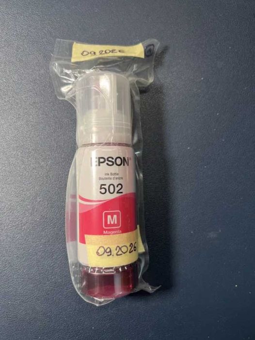 чорнила для принтера Epson Ecotank 102 Європа або 502 Штати ОРИГІНАЛ