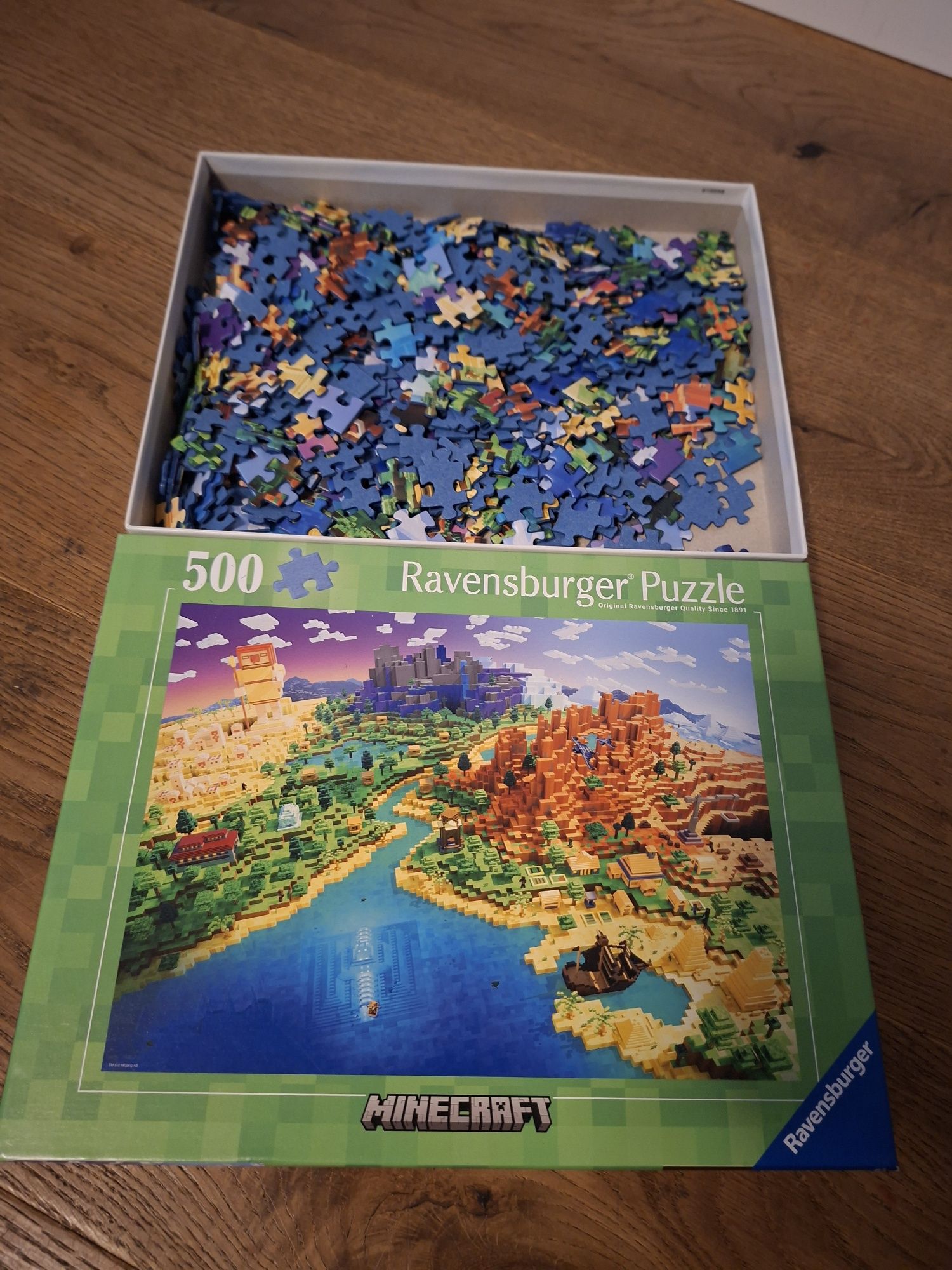 Nowr puzzle Minecraft 500 dla dzieci i dorosłych