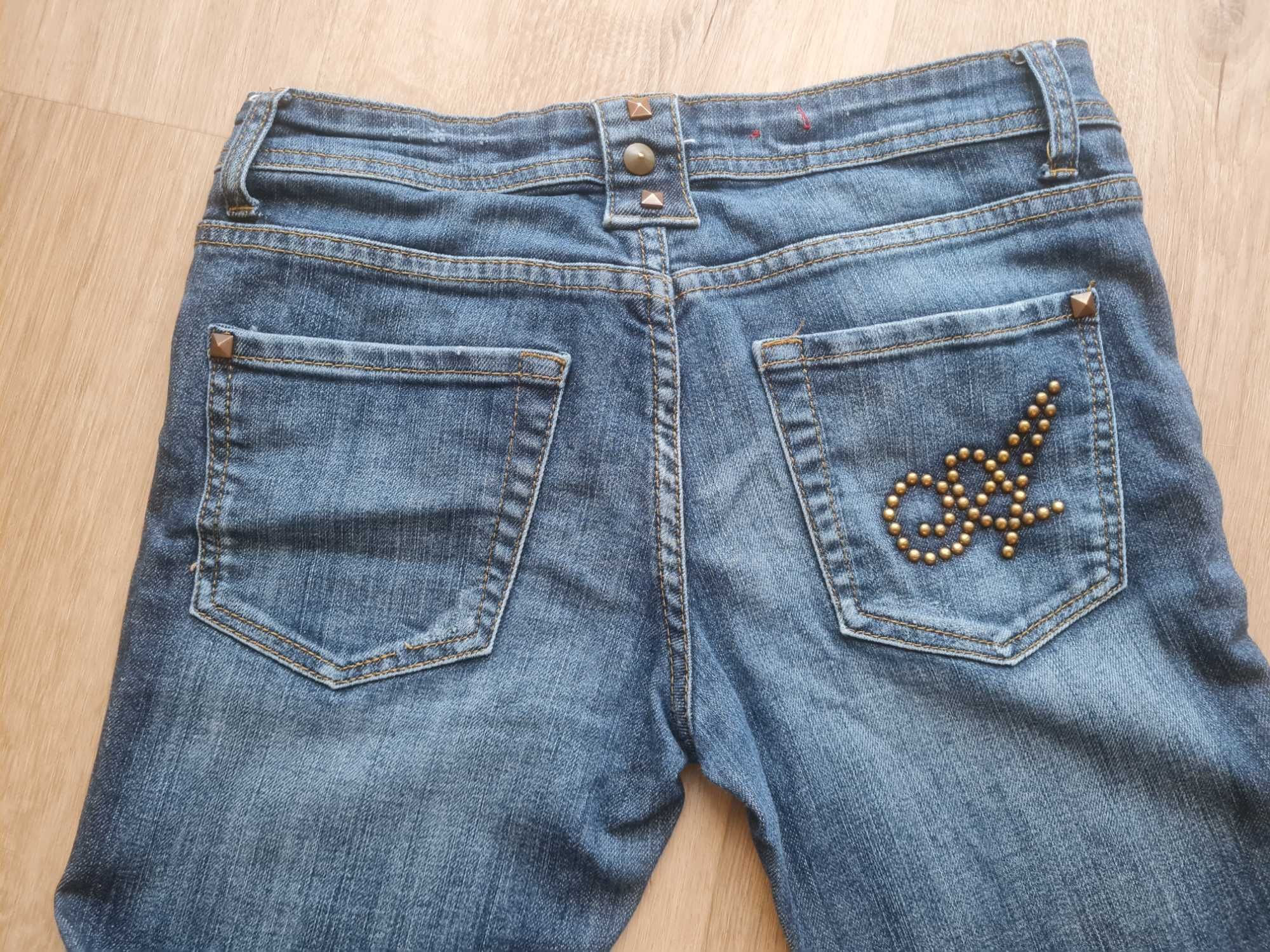 Spodnie jeansowe jeansy damskie Low Waist