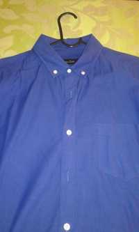 Camisa Massimo Dutti - Azul - corte slim - tam. L - c/ nova