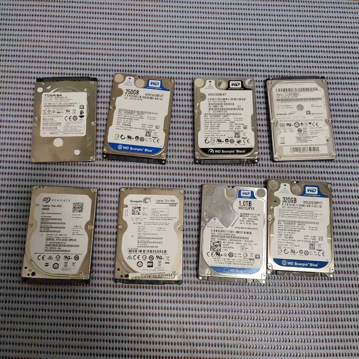 Жесткий диск для ноутбука HDD 2.5 sata 500GB (250 - 320 - 500 - 1tb)
