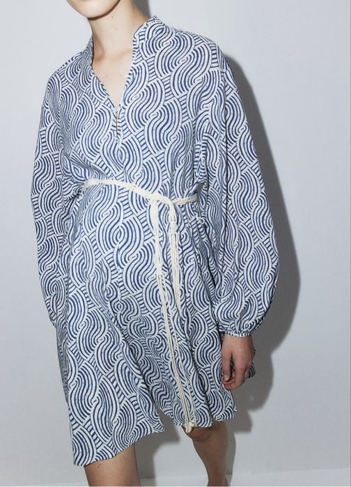 Натуральна коротка сукня для вагітних h&m стильна сукня