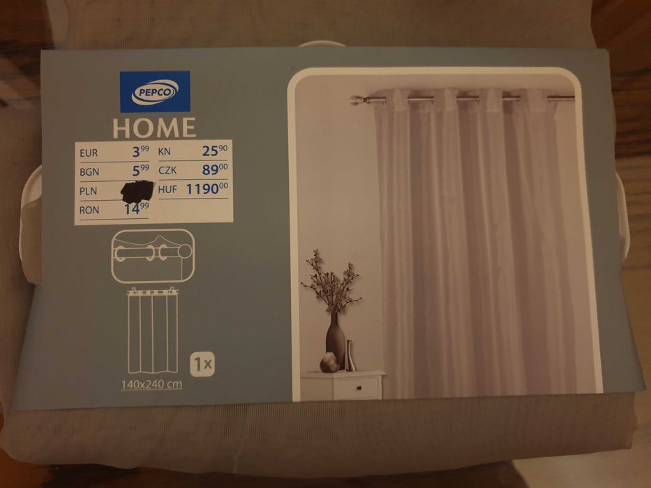 Zasłona 2 sztuki 140 x 240 cm