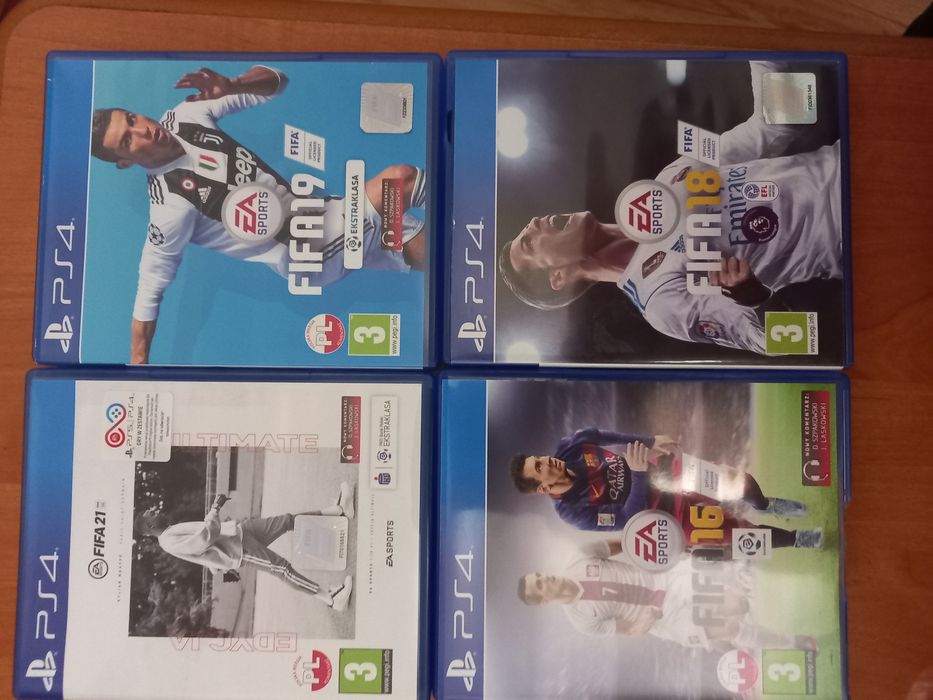 Gry na ps4 fifa 21 I 19 i18 i16 wszystkie z dubingiem Polskim