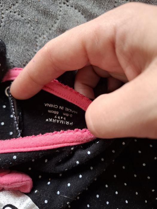 Komplecik pajacyk i czapeczka 68 primark
