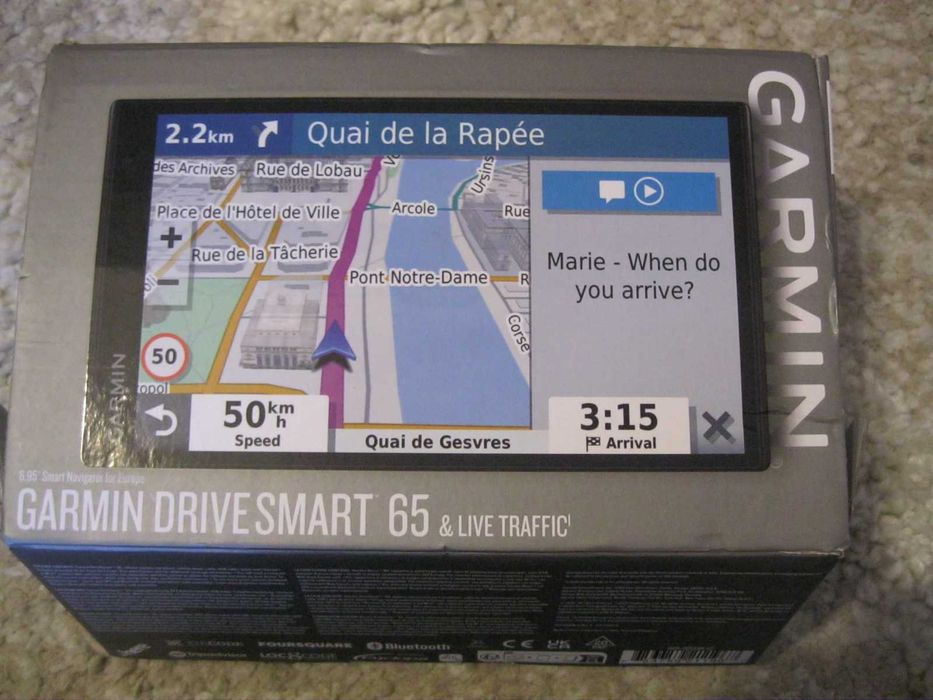 Nawigacja Garmin Drive Smart 65 live traffic gwarancja