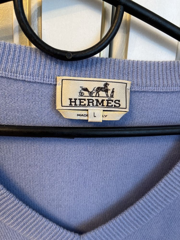 Голубий Джемпер Hermes