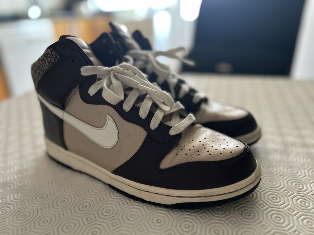 Nike Dunk High Premium SB “ Brown Tweed “ Raro de 2007 Edicao limitada