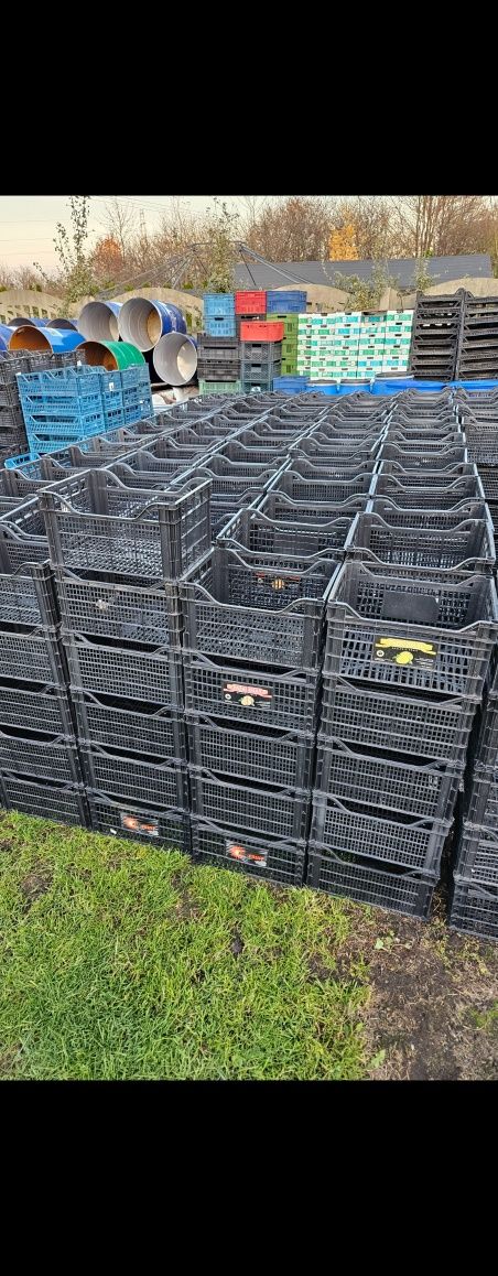 Skrzynki plastikowe duża ilość, dostepne różne wymiary