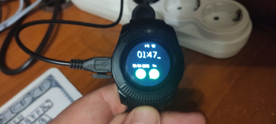 Розумний смарт-годинник Smart Watch V8 Black