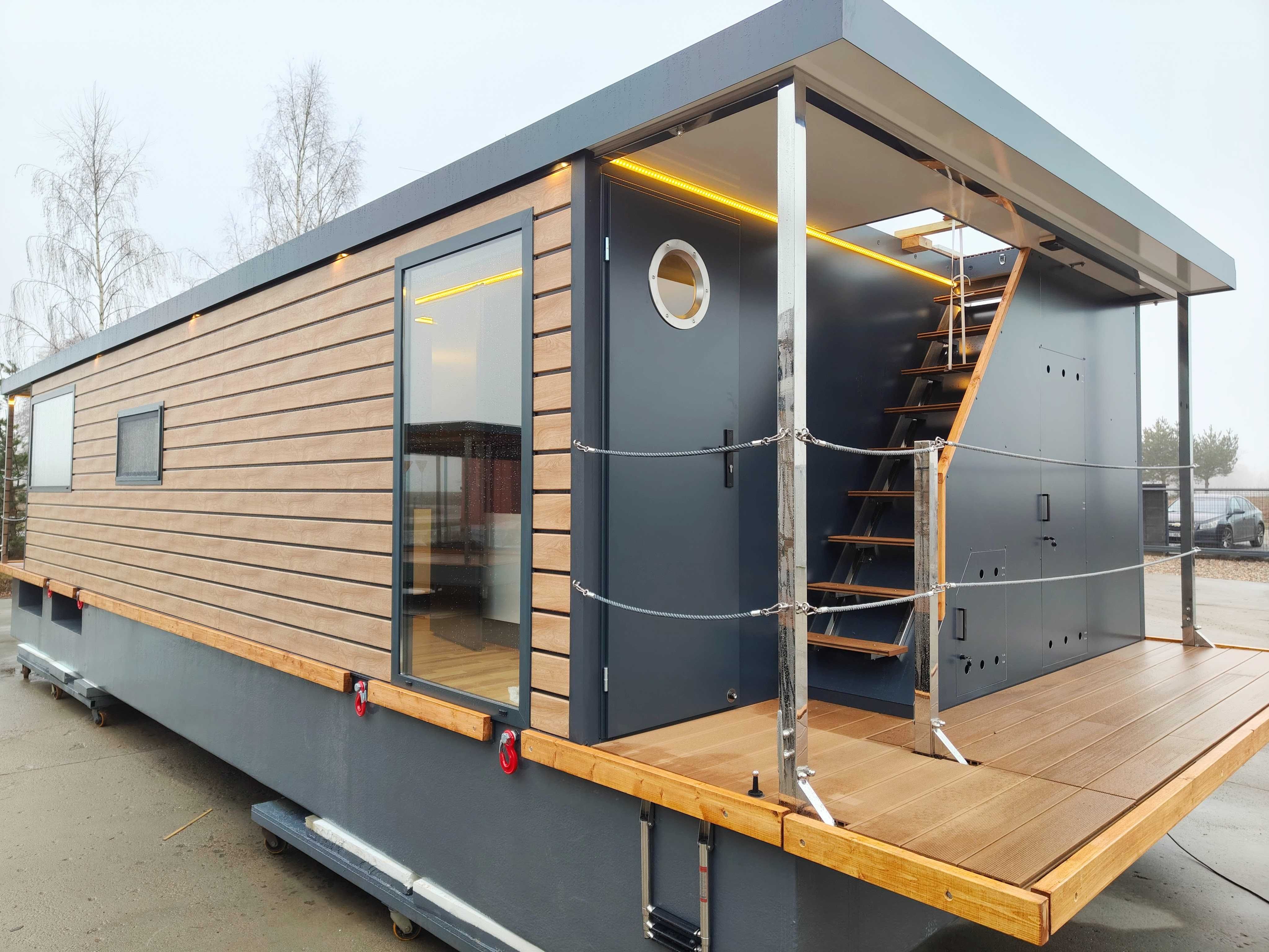 NAUTIA L11 Houseboat Hausboot Dom na wodzie Pływający łódź Jacht