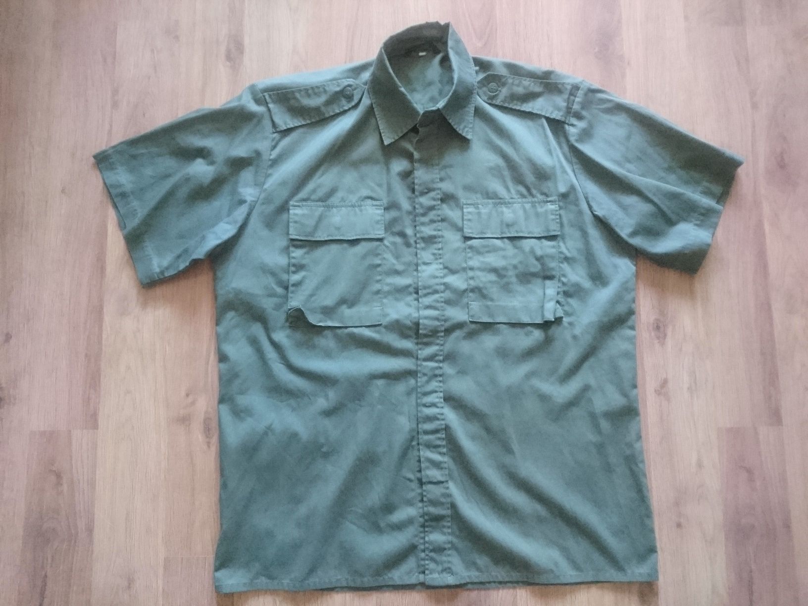 MĘSKA koszula w stylu militarnym oliwkowa xl /XXL zielona bluzka