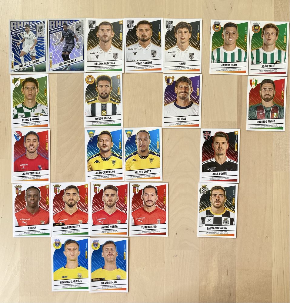 Mais de 60 Cromos Atuais ou Ex Jogadores do SLB Benfica Panini e Topps