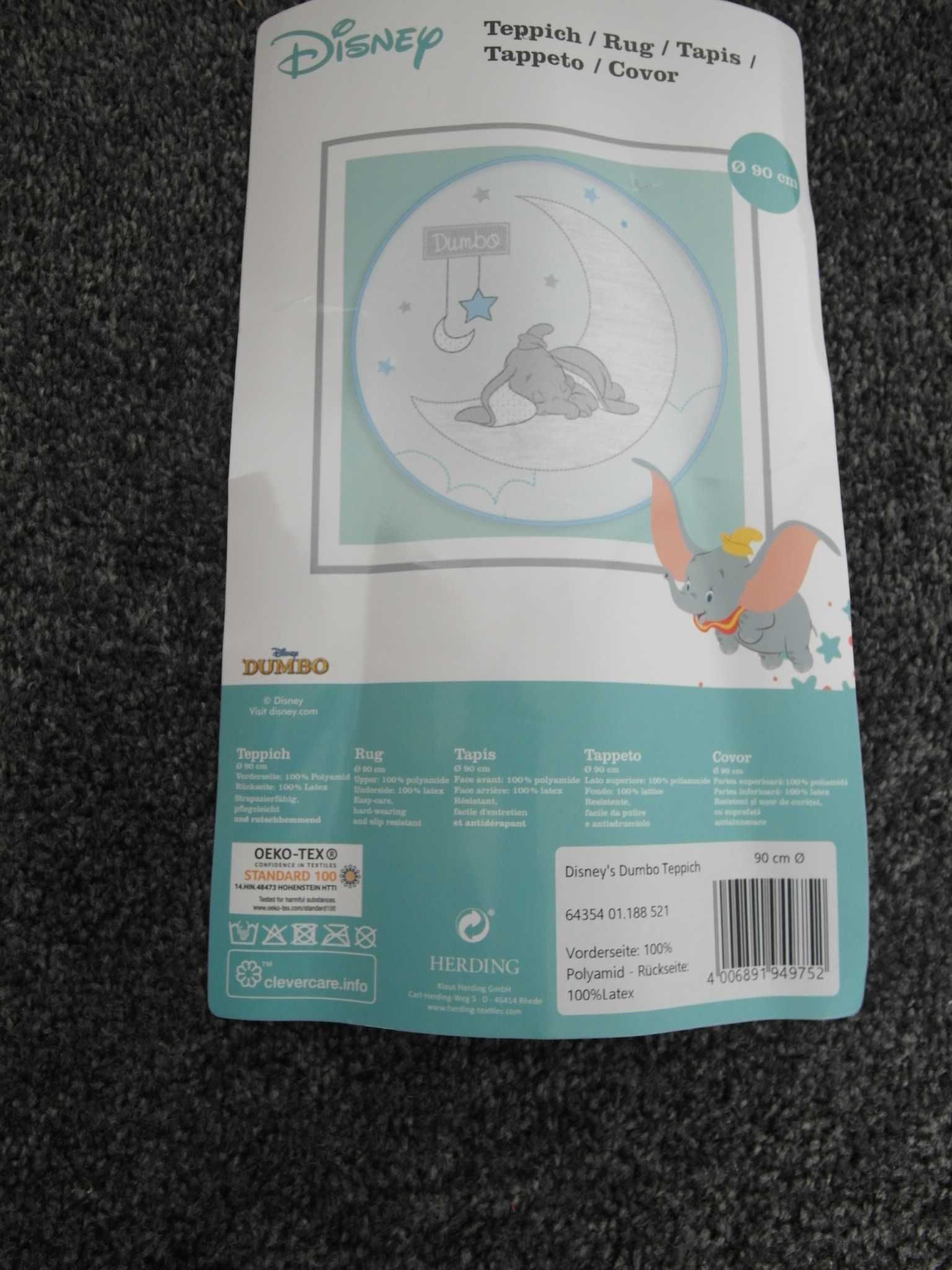 Dywanik Disney 90cm Dumbo