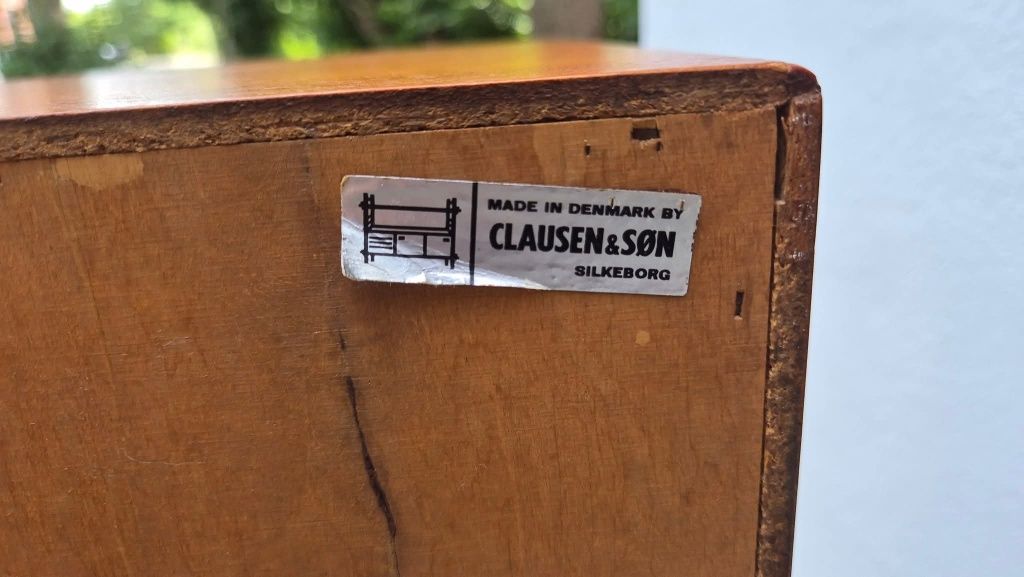 Duńska tekowa retro komoda.