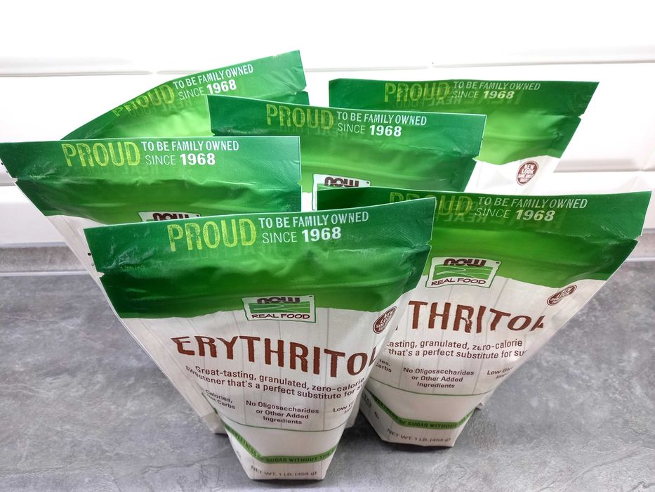 Now Foods, Erythritol (454-1134г), сахарозаменитель эритритол