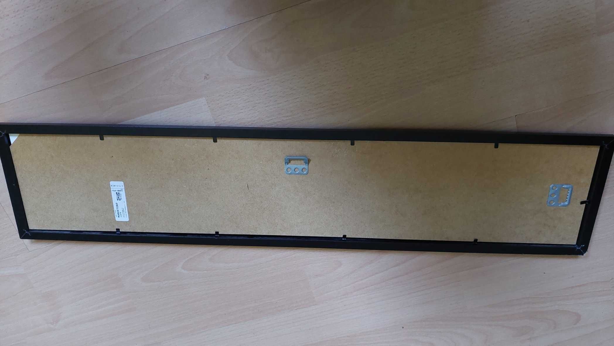 IKEA; ramka na 4 zdjęcia 9x 13 cm; MARIETORP z passe-partout; czarna
