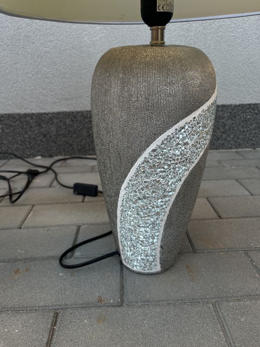 Dwie lampy dekoracyjne Dulum błyszczące