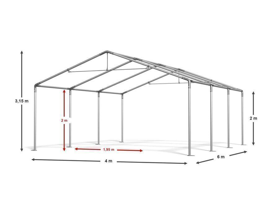 4x6x2m Namiot imprezowy Namiot letni Namiot  do ogrodu