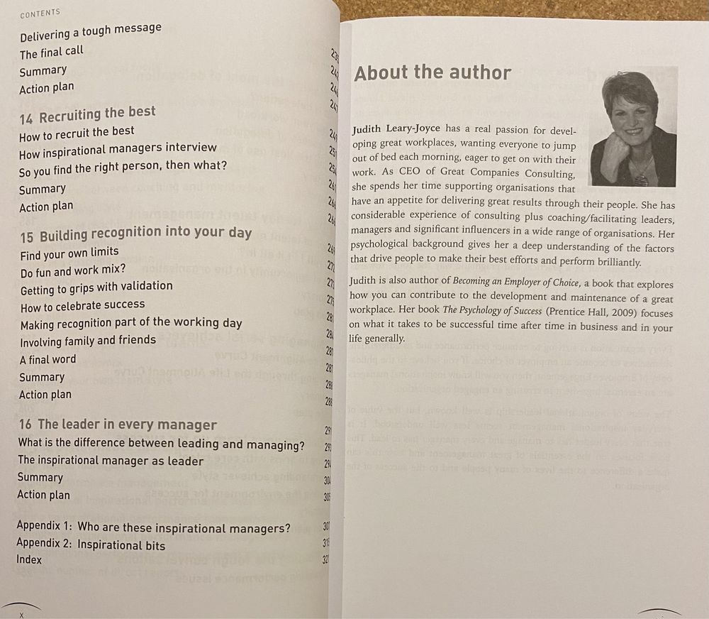 Inspirational Manager 2nd edition / Judith Leary-Joyce