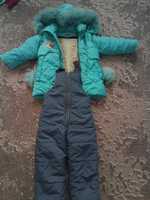 Зимний набор комбинезон Зимняя куртка курточка парка