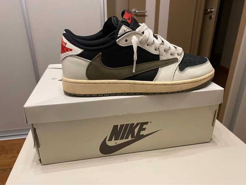Jordan 1 Retro Low OG SP Travis Scott Olive R.43