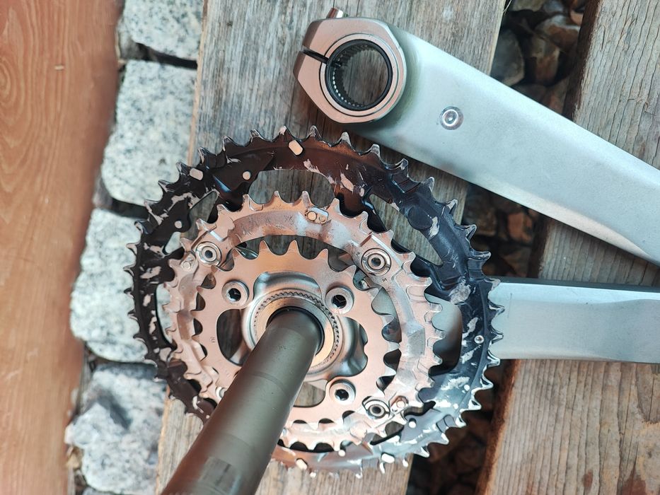 Korba rowerowa Shimano Deore LX M582 175mm Hollowtech 2 Retro MTB