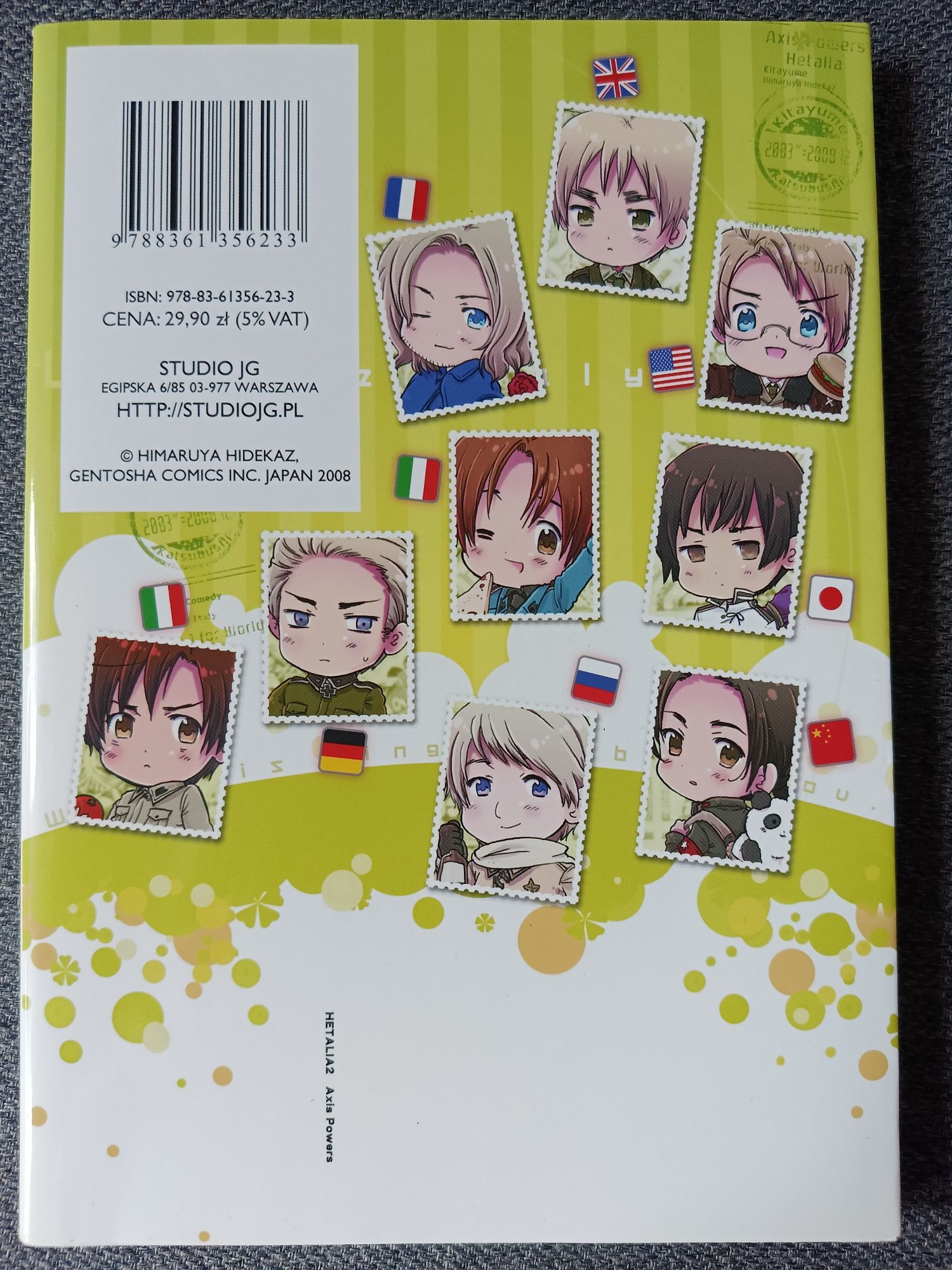 Manga Hetalia Axis Powers tom 2