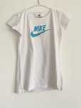 Nike biały t-shirt z logo rozmiar  S
