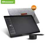Графічний планшет для малювання 10Moons 1060 Plus + чохол в подарунок
