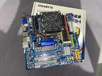 Материнская плата Gigabyte MA785GM-US2H + проц AMD Athlon X4 640