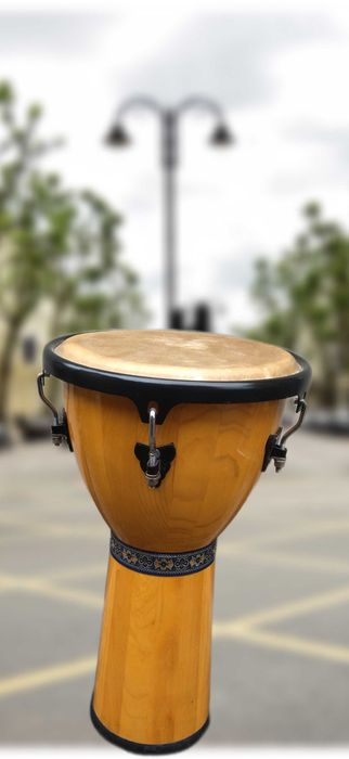 Джембе з лаговим налаштув. 12 дюйм. Натуральне дерево. Бразилія.Новий