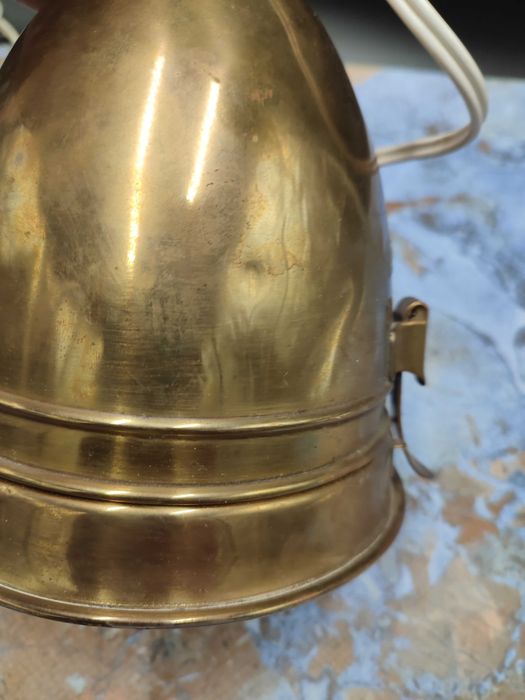 Loft Lampa - Mosiądz - Sygnowana - Unikat - Design - Ciekawa 2995