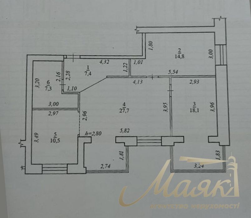 Продажа 3х комнатной квартиры ЖК Резиденция
