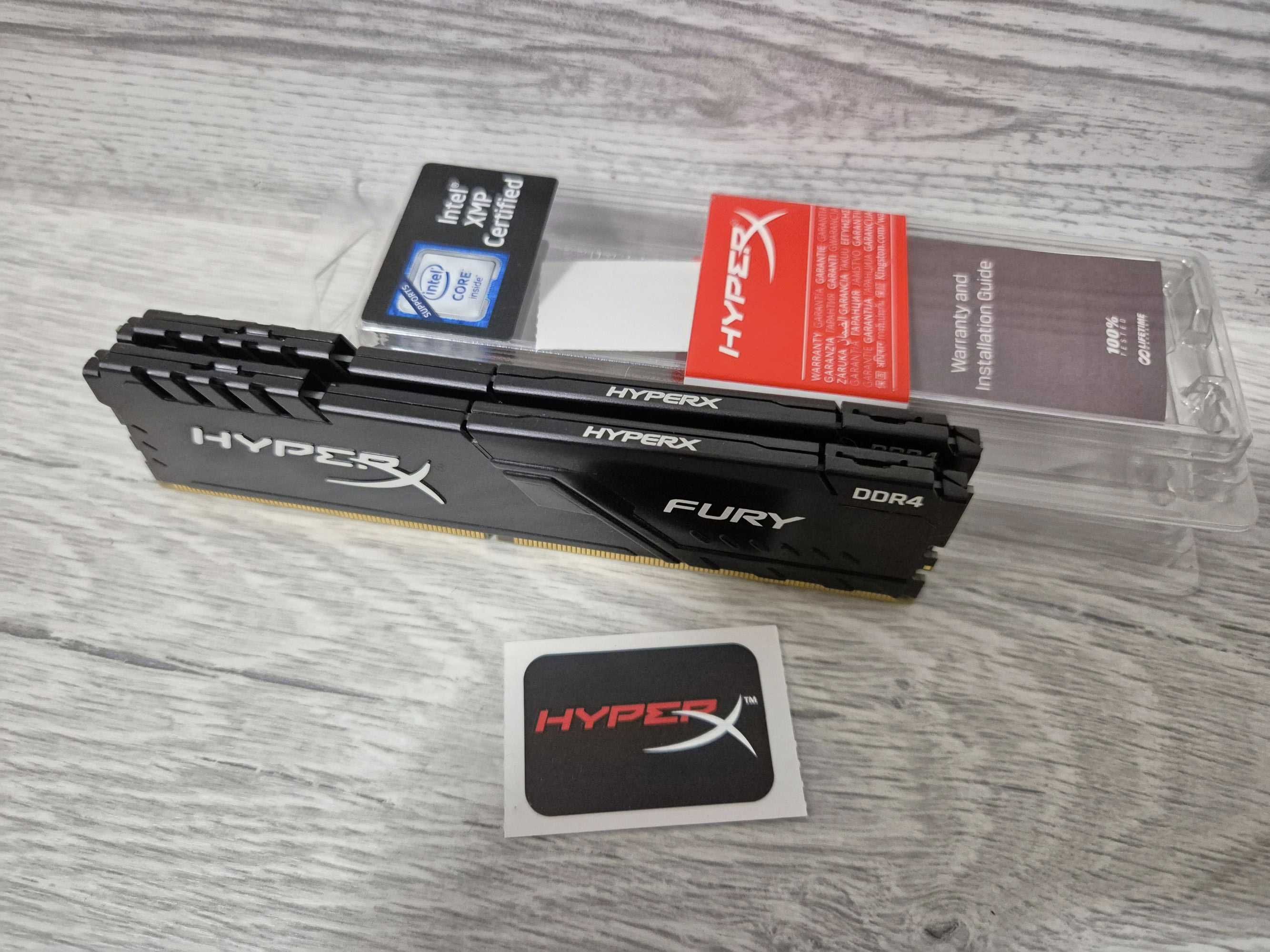 пам'ять DDR4 16GB Kit (2x8) 3200MHz CL16 HyperX FURY. Trade-in