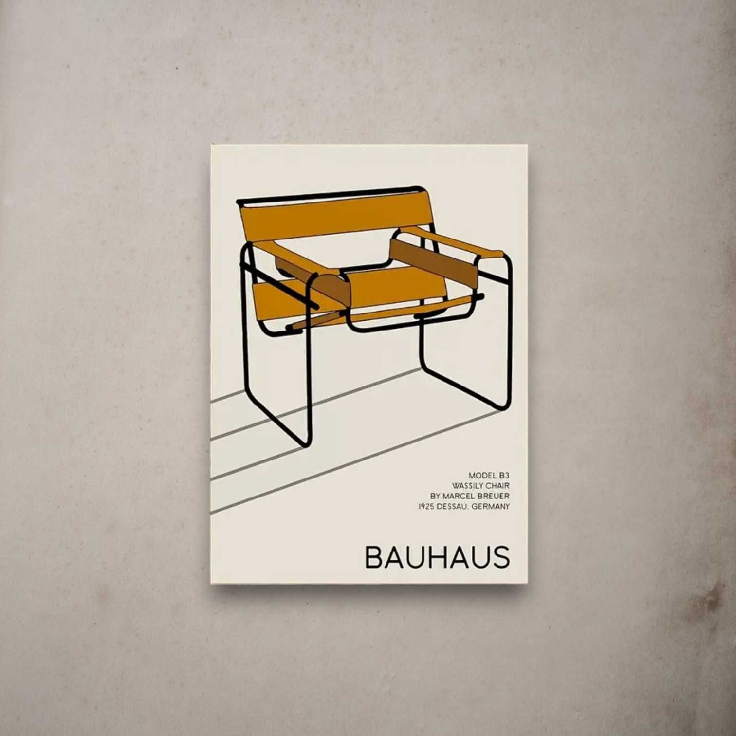 Plakat na płótnie bez ramy Obraz | 30x40cm | Bauhaus Midcentury