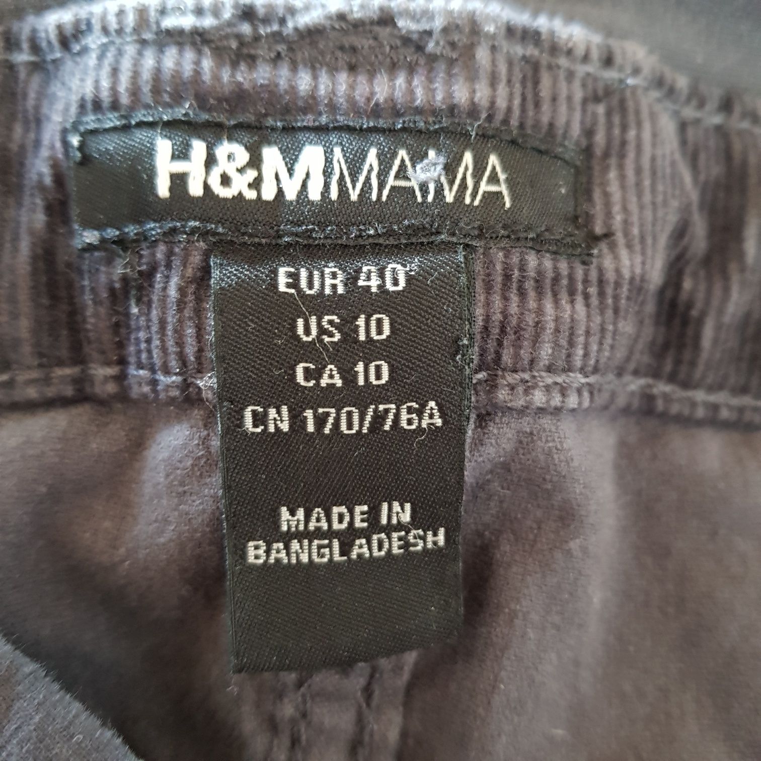 Spodnie ciążowe H&M, roz.S, Dla niskiej kobiety