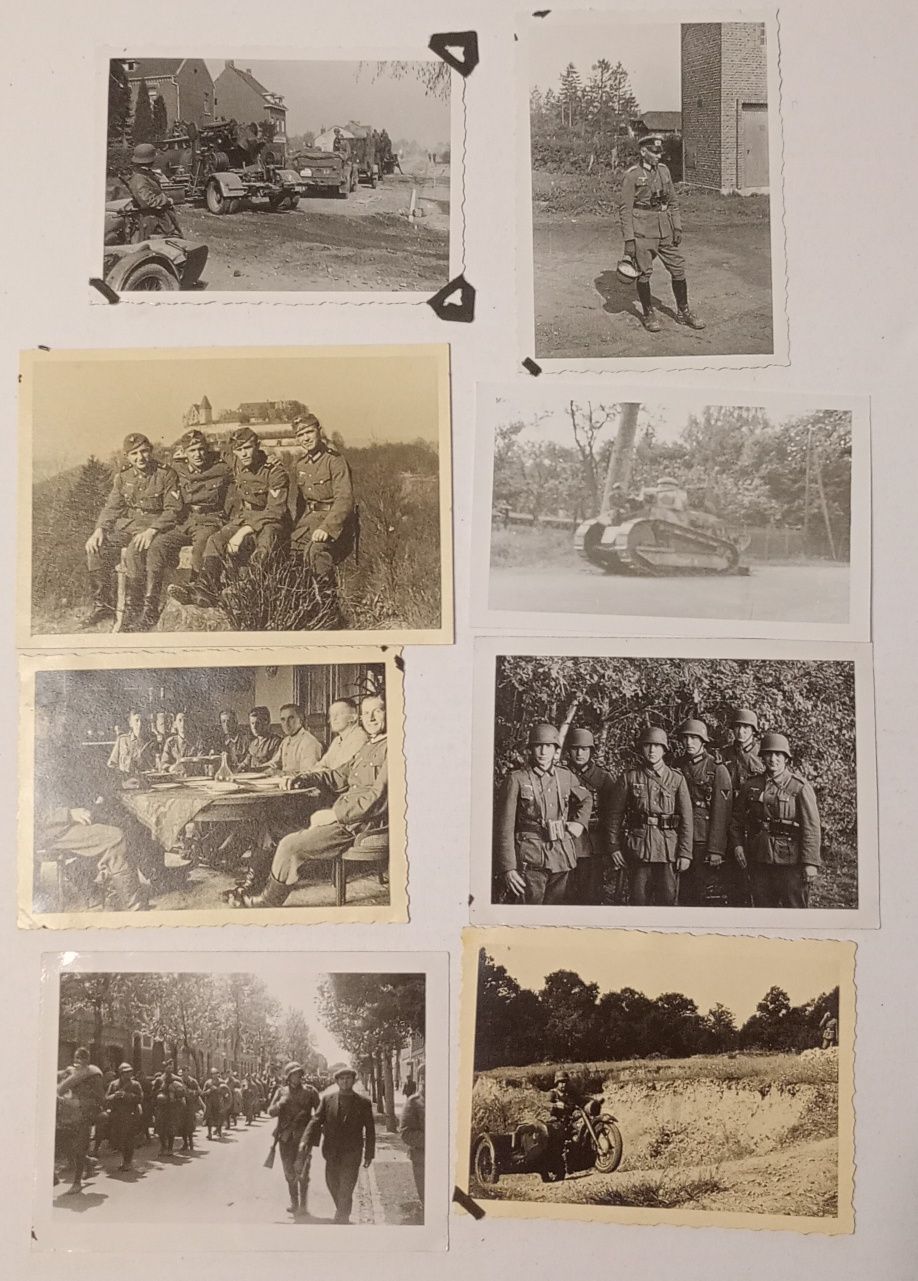 Militaria de Trincheira Werhmatch Fotos da Ocupação Weste